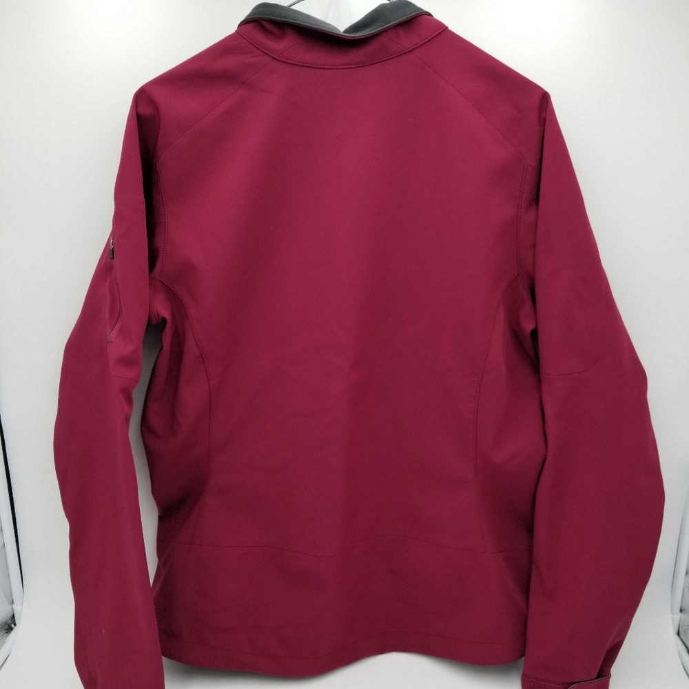 Rei Soft Shell Fleece Jacket Red Women's Euc - image 5